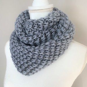 Pretty Blueish Grey Infinity Scarf